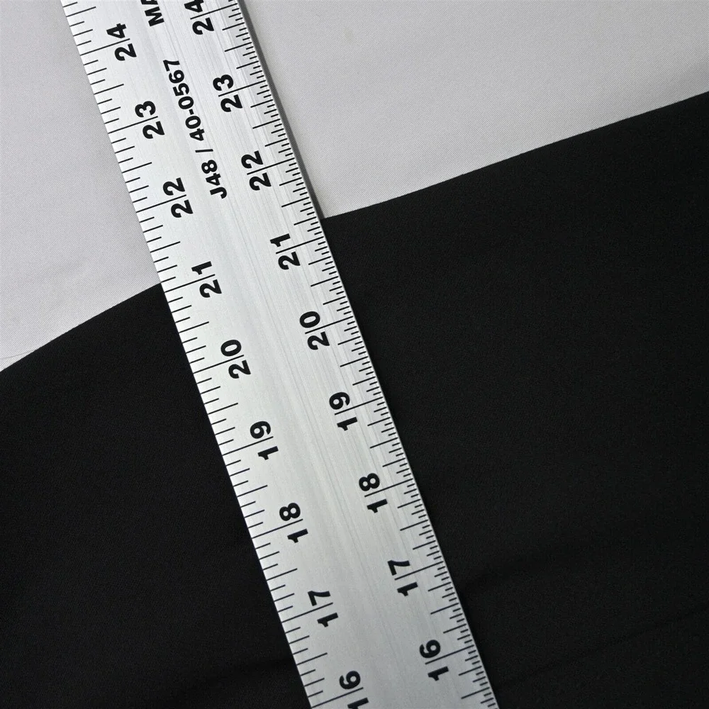 LOFT 14 Black Stretch Ponte-Like Zip Womens Pencil‎ Skirt
